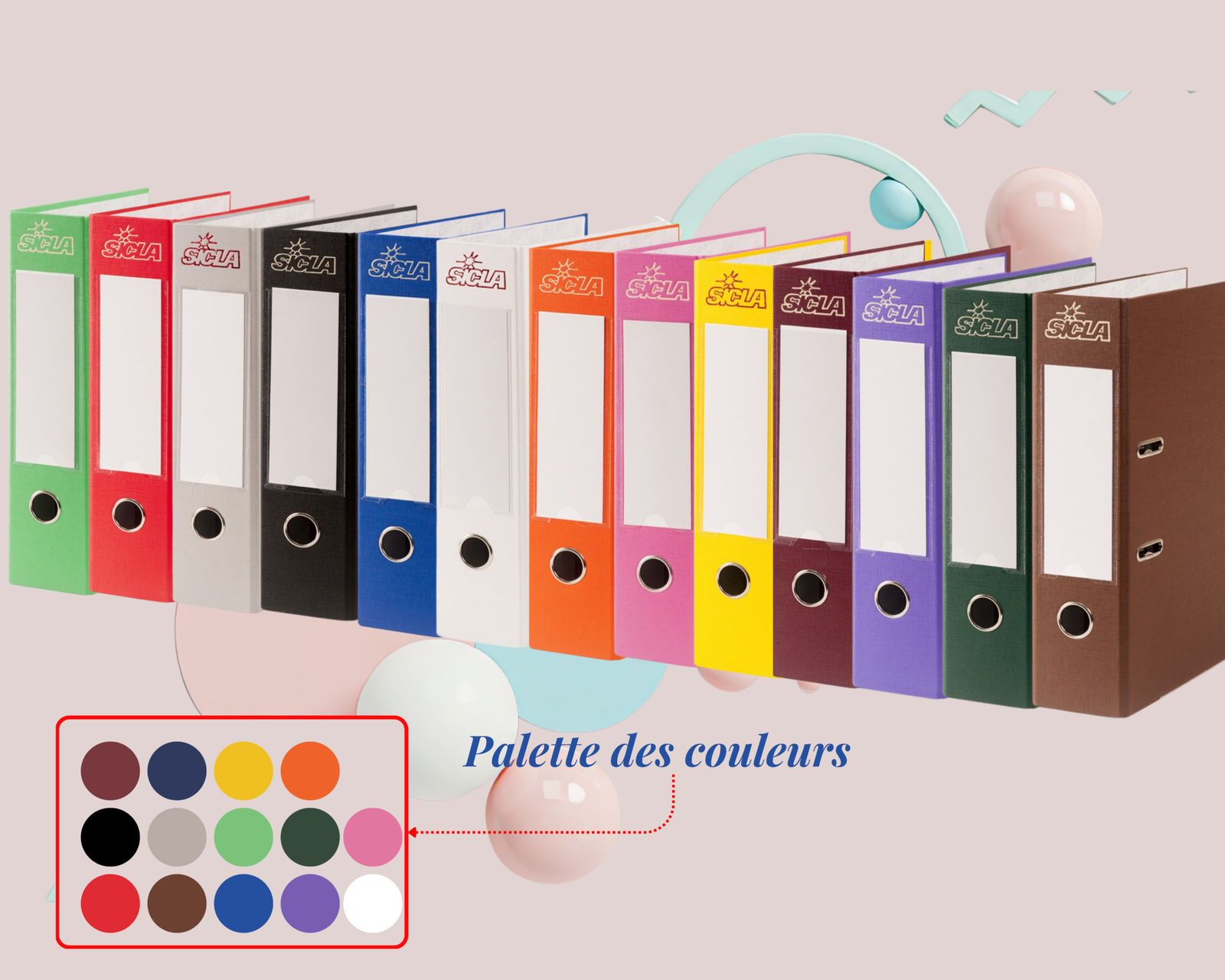 Classeur à Levier en Simili Cuir SICLA